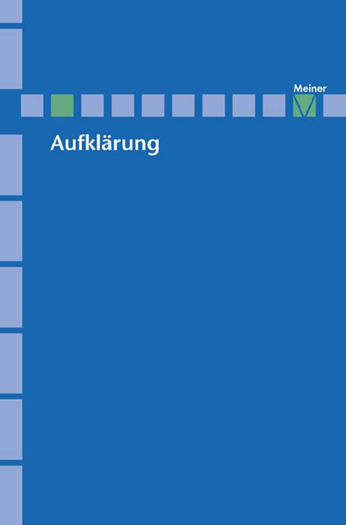 Produktbild: Aufkl&auml;rung, Band 12/1: Die Kriegskunst im Lichte der Vernunft.