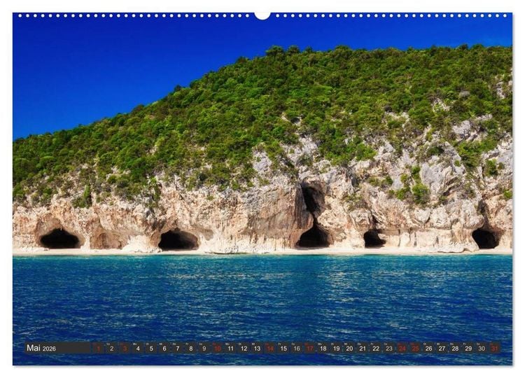 Produktbild: Sardinien - Traumstr&auml;nde am Mittelmeer (Wandkalender 2026 DIN A2 quer), CALVENDO Monatskalender