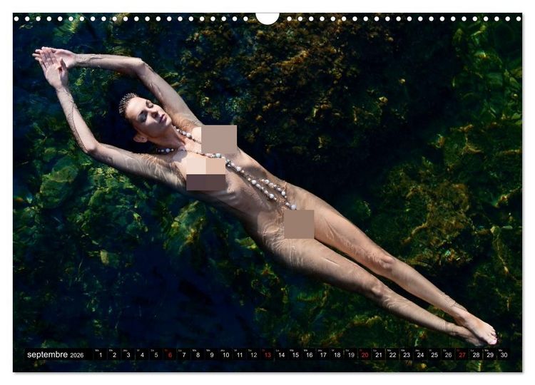 Produktbild: Saint-Tropez Les paysages et le nu (Calendrier mural 2026 DIN A3 vertical), CALVENDO calendrier mensuel