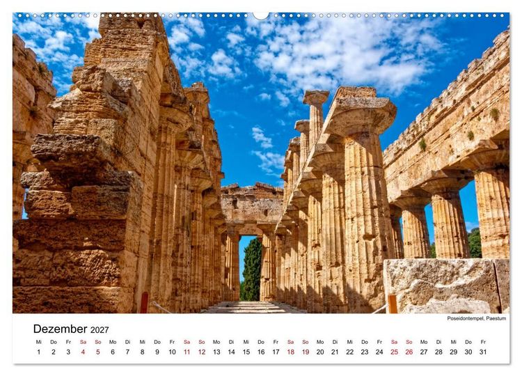 Produktbild: Historisches am Golf von Neapel (hochwertiger Premium Wandkalender 2027 DIN A2 quer), Kunstdruck in Hochglanz