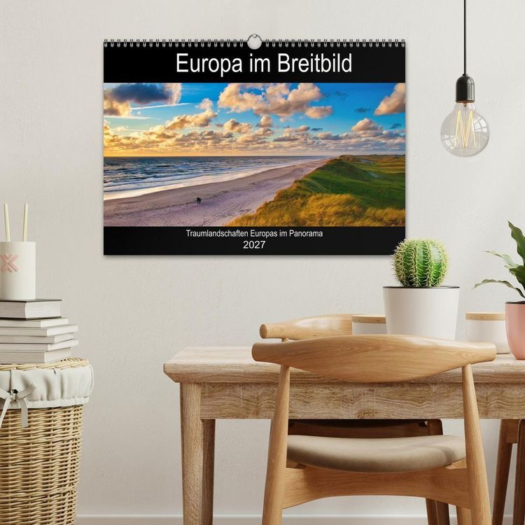 Produktbild: Europa im Breitbild (Wandkalender 2027 DIN A3 quer), CALVENDO Monatskalender