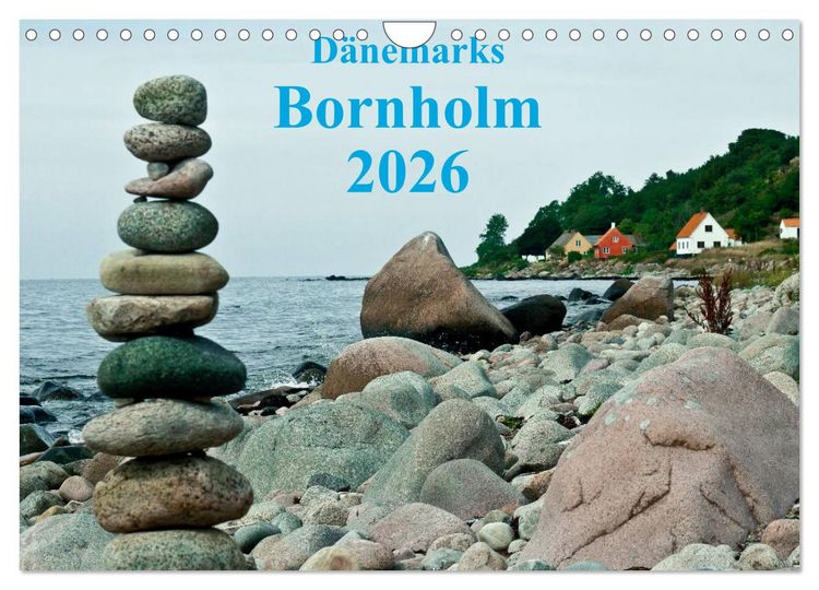 Produktbild: D&auml;nemarks Bornholm 2026 (Wandkalender 2026 DIN A4 quer), CALVENDO Monatskalender