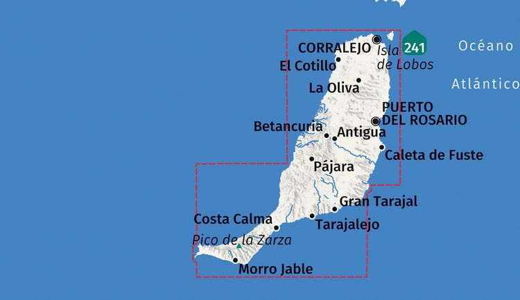 Produktbild: KOMPASS Wanderkarte 254 Fuerteventura 1:55.000