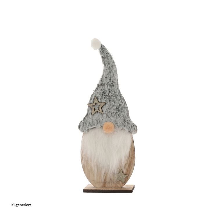 Produktbild: HTI-Living Wichtel auf Holzfu&szlig; 31 cm Wichtel auf Holzfu&szlig; 31 cm