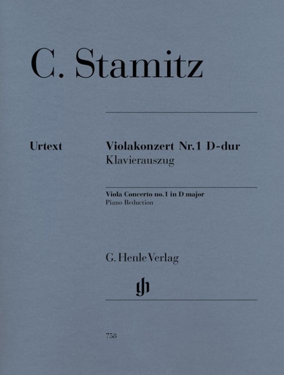 Produktbild: Carl Stamitz - Violakonzert Nr. 1 D-dur