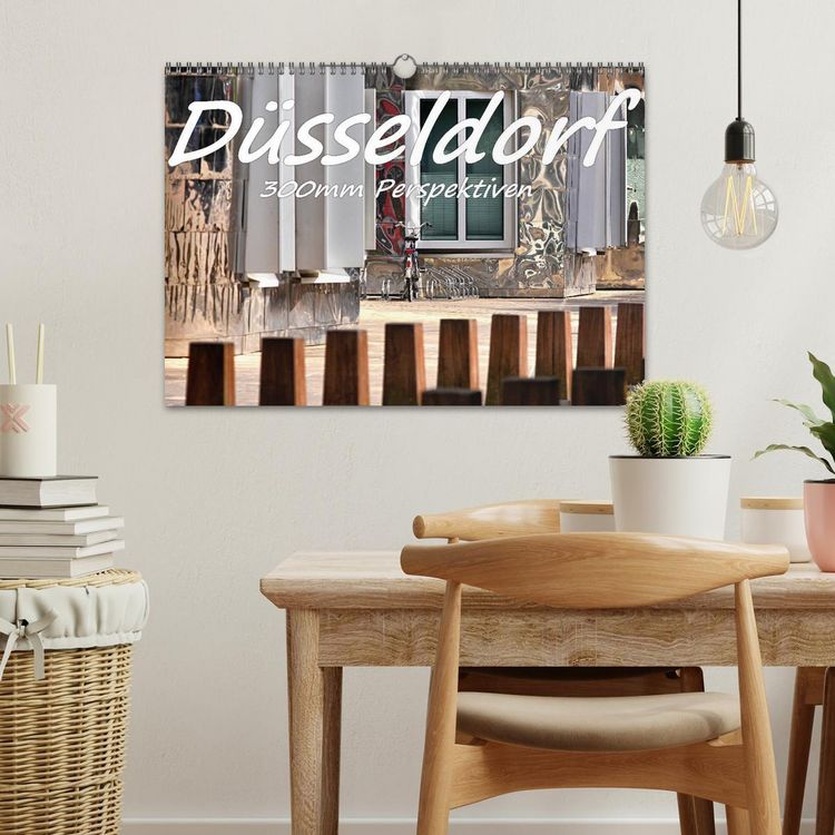 Produktbild: D&uuml;sseldorf - 300mm Perspektiven (Wandkalender 2026 DIN A3 quer), CALVENDO Monatskalender