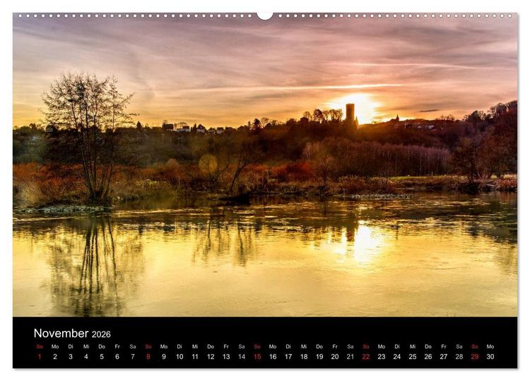 Produktbild: Vor der T&uuml;r mein l&auml;ndliches Ruhrgebiet (hochwertiger Premium Wandkalender 2026 DIN A2 quer), Kunstdruck in Hochglanz