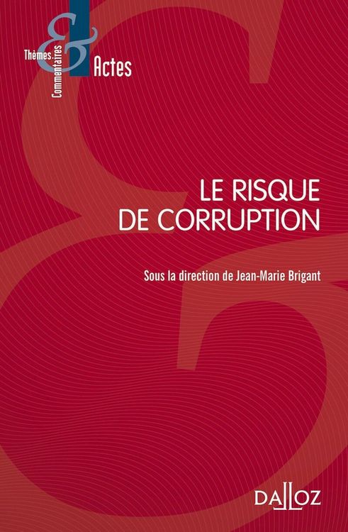 Produktbild: Le Risque de Corruption
