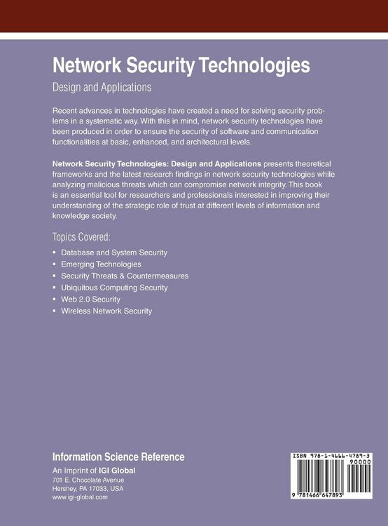 Produktbild: Network Security Technologies