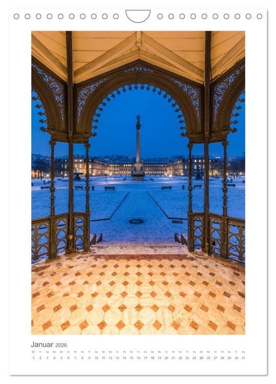 Produktbild: STUTTGART Impressionen (Wandkalender 2026 DIN A4 hoch), CALVENDO Monatskalender