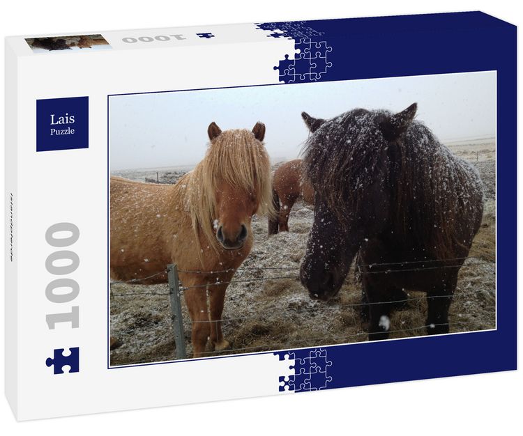 Produktbild: Lais Puzzle Islandpferde 1000 Teile