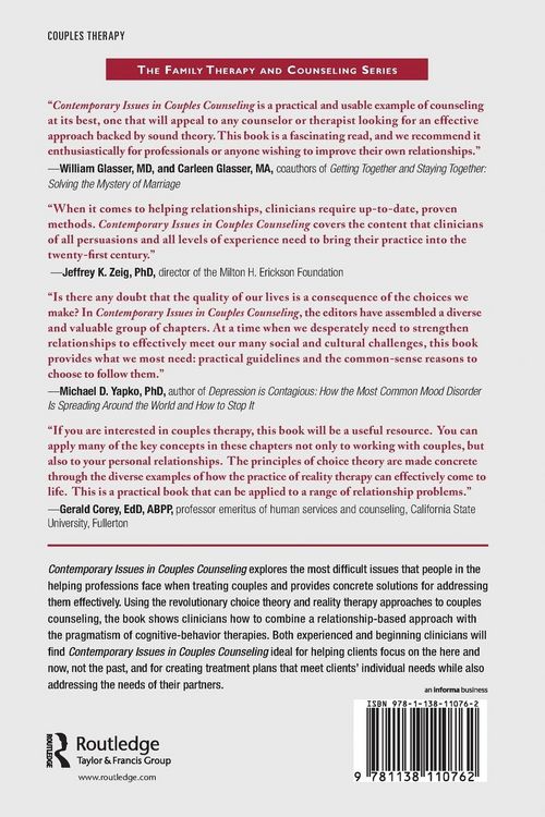 Produktbild: Contemporary Issues in Couples Counseling