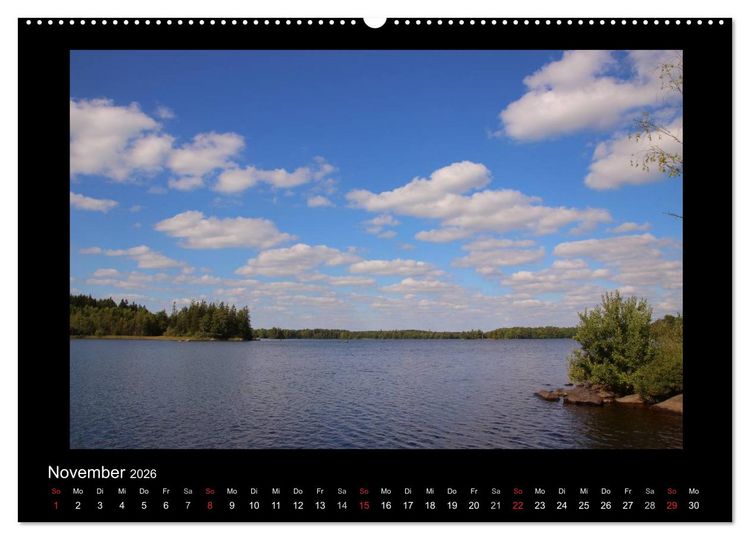 Produktbild: Schweden 2026 (Wandkalender 2026 DIN A2 quer), CALVENDO Monatskalender