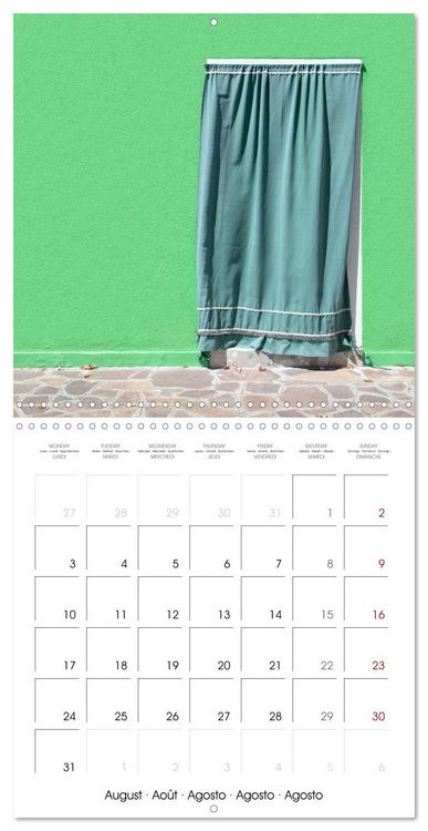 Produktbild: Doors of Burano (Wall Calendar 2026 12 &times; 12 Inch) CALVENDO 12 Month Wall Calendar