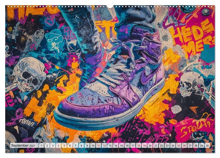 Produktbild: City Beats - Graffiti Dreams (hochwertiger Premium Wandkalender 2027 DIN A2 quer), Kunstdruck in Hochglanz