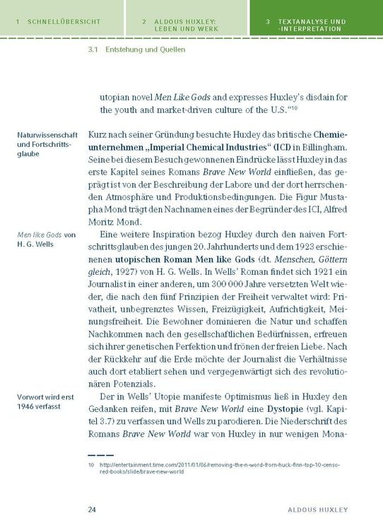 Brave New World - Schöne neue Welt von Aldous Huxley.
