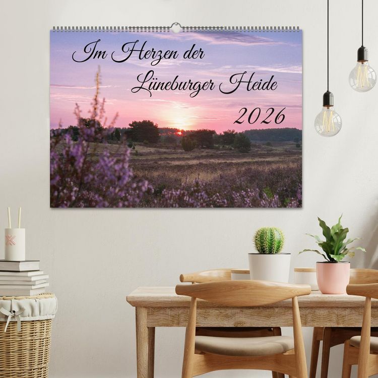 Produktbild: Im Herzen der L&uuml;neburger Heide (Wandkalender 2026 DIN A2 quer), CALVENDO Monatskalender