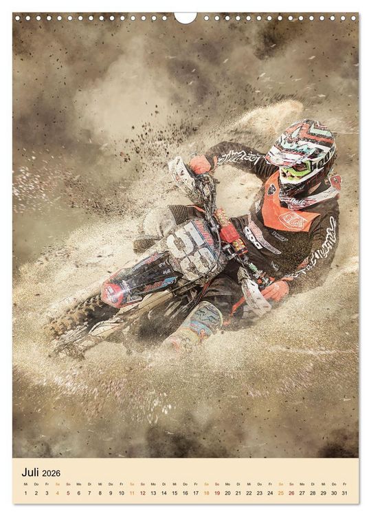 Produktbild: Motocross - Sport der Extreme (Wandkalender 2026 DIN A3 hoch), CALVENDO Monatskalender