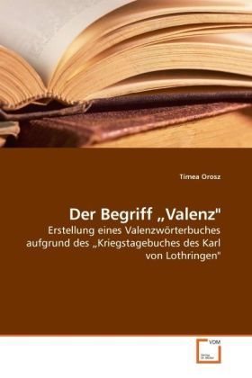 Produktbild: Orosz, T: Der Begriff "Valenz"