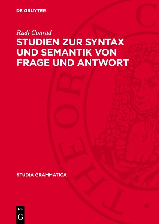 Produktbild: Studien zur Syntax und Semantik von Frage und Antwort
