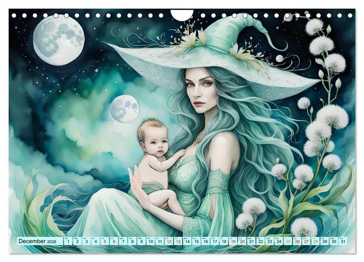 Produktbild: Enchantress of nature (Wall Calendar 2026 DIN A4 landscape), CALVENDO 12 Month Wall Calendar