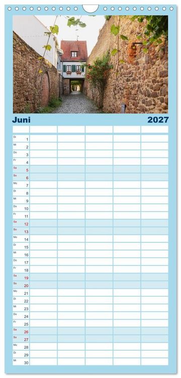 Produktbild: Familienplaner 2027 - Freinsheim - So Wunderbar mit 5 Spalten (Wandkalender, 21 x 45 cm) CALVENDO