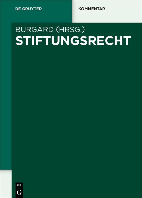Produktbild: Stiftungsrecht