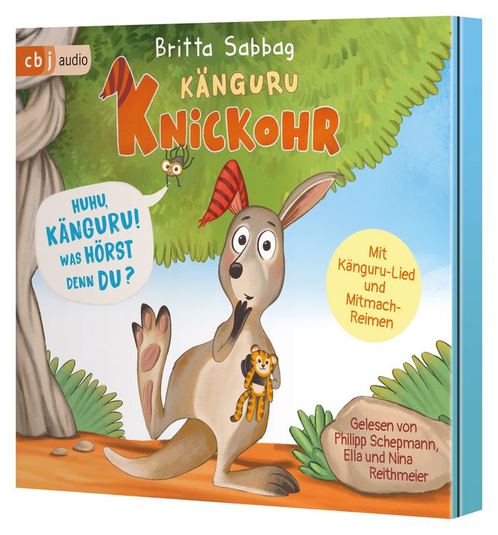Produktbild: K&auml;nguru Knickohr &ndash; Huhu, K&auml;nguru! Was h&ouml;rst denn du?