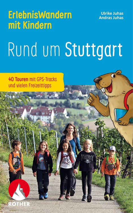 Produktbild: ROTHER Wanderbuch ErlebnisWandern mit Kindern Rund um Stuttgart