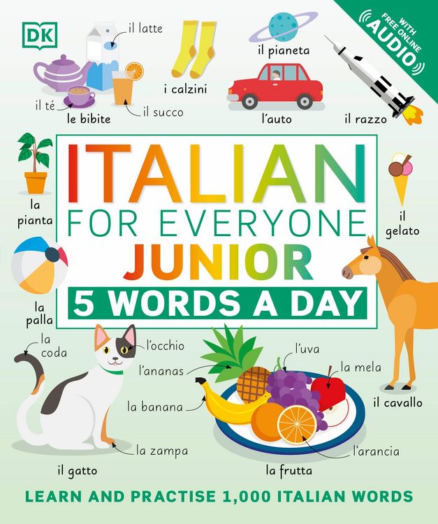 Produktbild: Italian for Everyone Junior 5 Words a Day