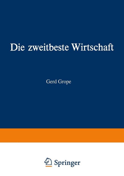 Produktbild: Die zweitbeste Wirtschaft