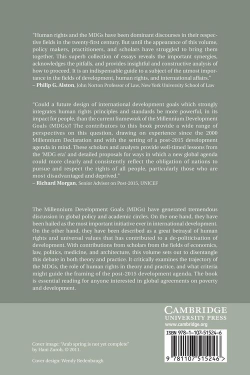 Produktbild: The Millennium Development Goals and Human Rights