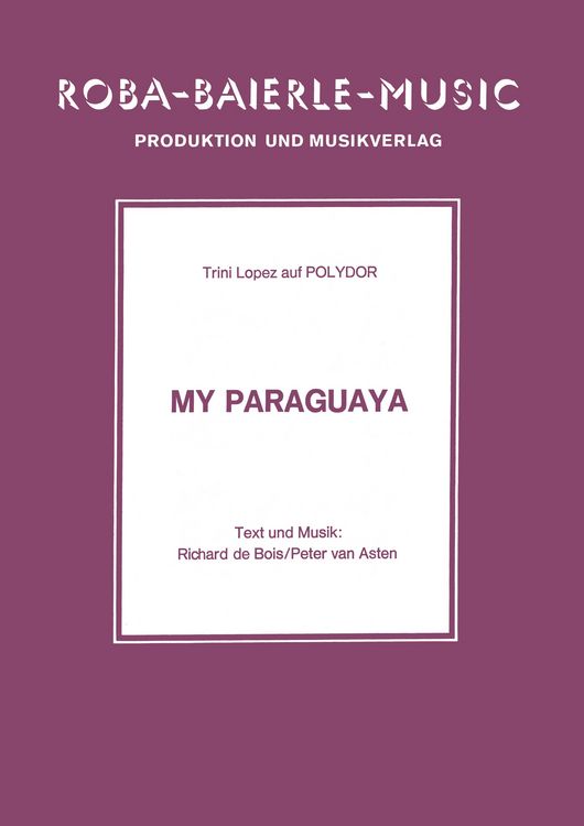 Produktbild: My Paraguaya