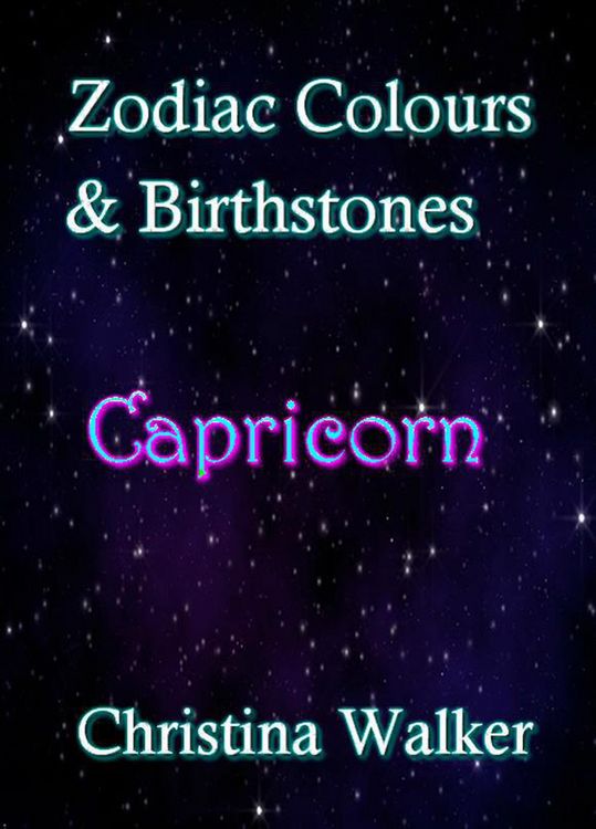 Produktbild: Zodiac Colours & Birthstones - Capricorn
