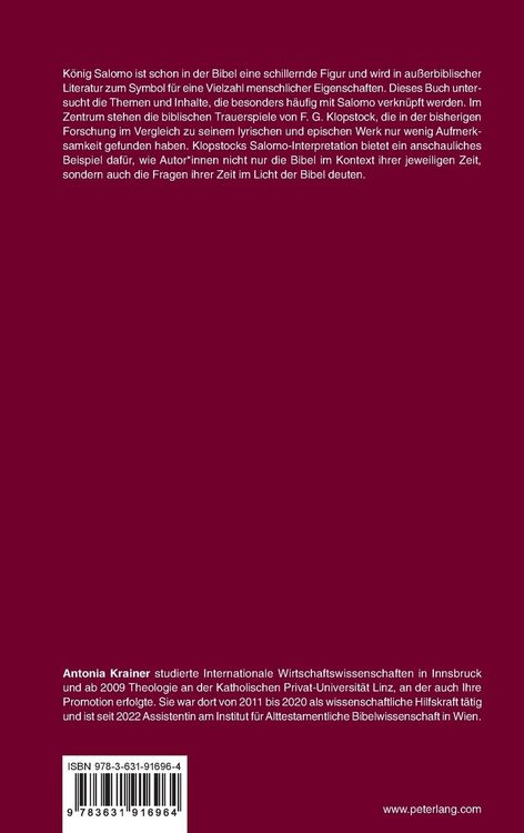 Produktbild: Salomo als literarische Symbolfigur