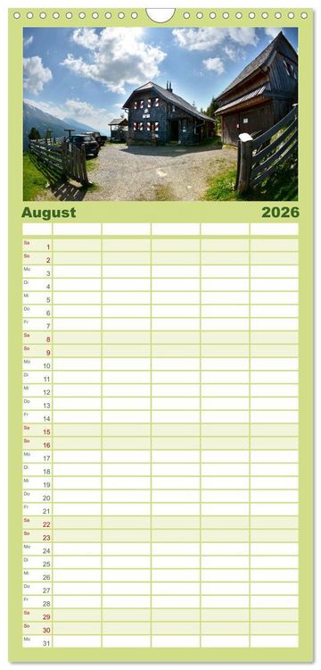 Produktbild: Familienplaner 2026 - Die Steirische Krakau mit 5 Spalten (Wandkalender, 21 x 45 cm) CALVENDO