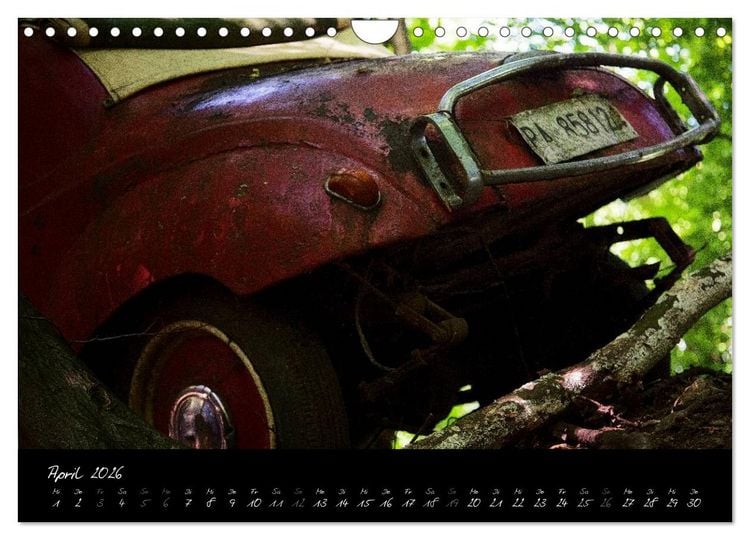 Produktbild: Oldtimer - verlassen verrostet vergessen (Wandkalender 2026 DIN A4 quer), CALVENDO Monatskalender