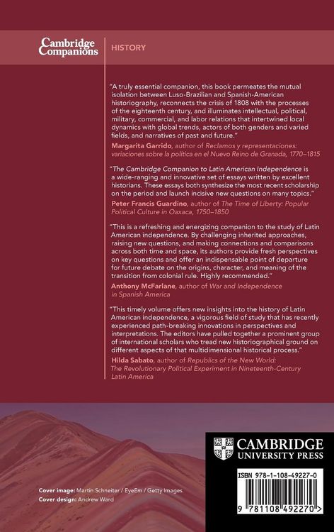 Produktbild: The Cambridge Companion to Latin American Independence