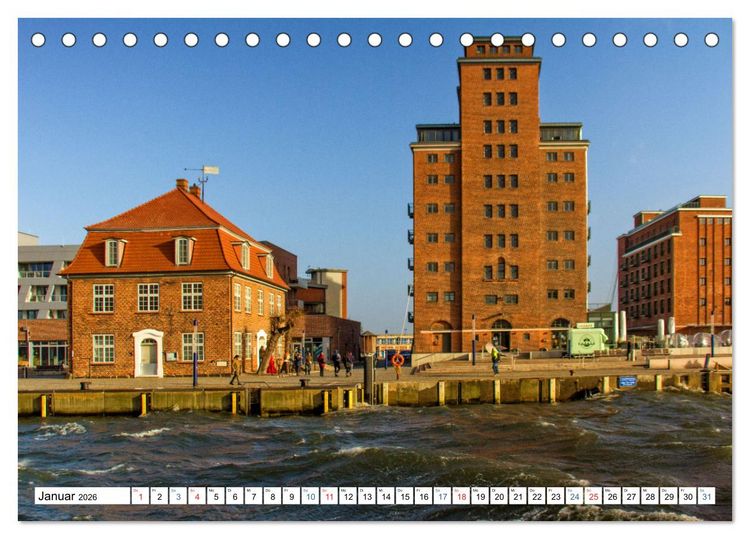 Produktbild: Stadt Wismar 2026 (Tischkalender 2026 DIN A5 quer), CALVENDO Monatskalender