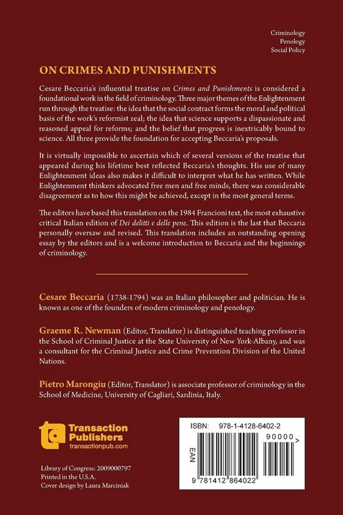 Produktbild: On Crimes and Punishments