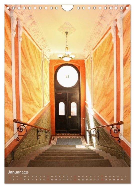 Produktbild: Historische Innenansichten - Leipziger Jugendstil (Wandkalender 2026 DIN A4 hoch), CALVENDO Monatskalender