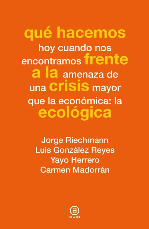 Produktbild: Qu&eacute; hacemos frente a la crisis ecol&oacute;gica