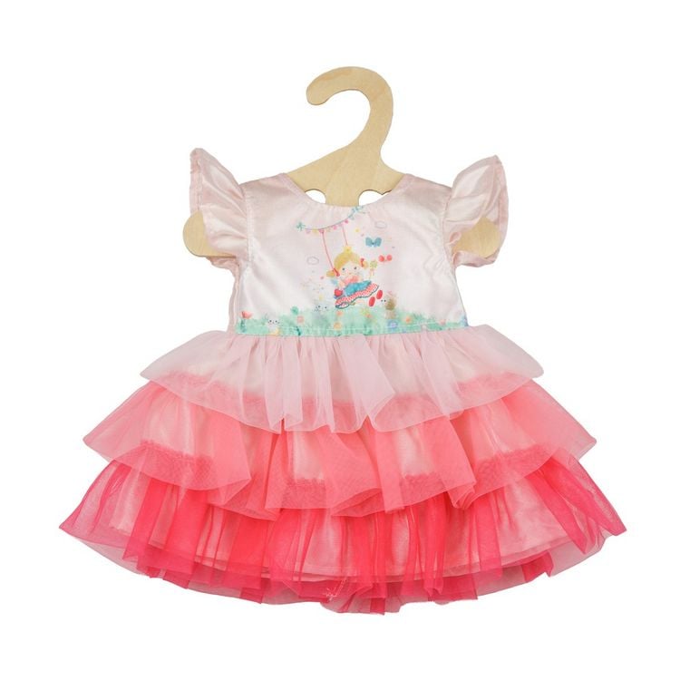 Produktbild: Puppenkleid ''Prinzessin Emily'' mit Herztasche und Krone, Gr. 35-45 cm