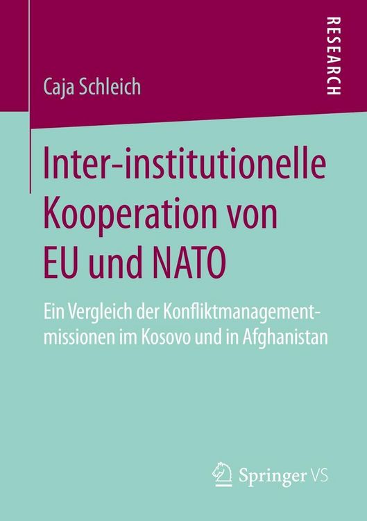 Produktbild: Inter-institutionelle Kooperation von EU und NATO