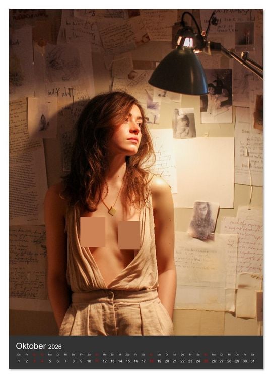 Produktbild: Frau Lehrerin zieht blank - sexy Frauen nackt im Klassenzimmer (Wandkalender 2026 DIN A3 hoch), CALVENDO Monatskalender