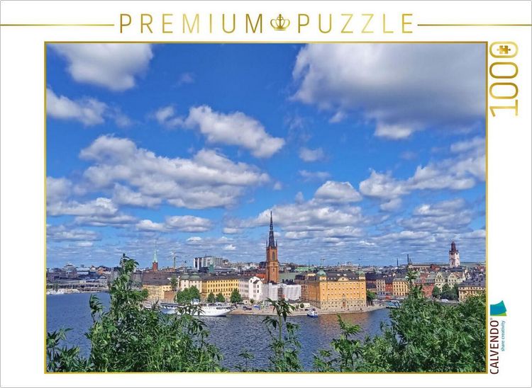 Produktbild: CALVENDO Puzzle Stockholm | 1000 Teile Lege-Gr&ouml;&szlig;e 64x48cm Foto-Puzzle f&uuml;r gl&uuml;ckliche Stunden