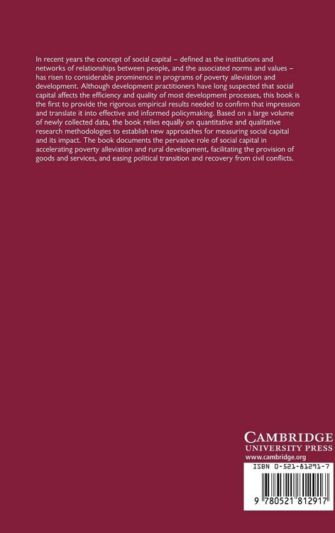 Produktbild: The Role of Social Capital in Development