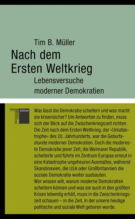 Bild vom Artikel Nach dem Ersten Weltkrieg vom Autor Tim Müller