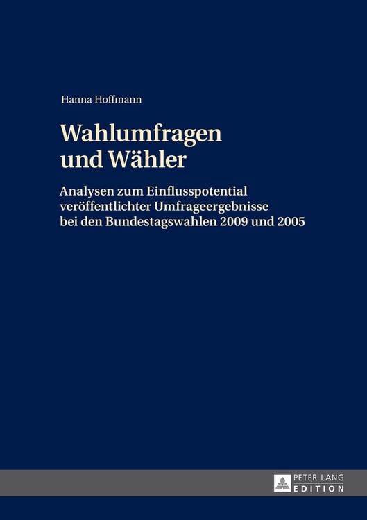 Produktbild: Wahlumfragen und W&auml;hler