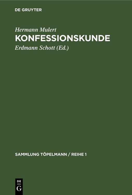 Produktbild: Konfessionskunde